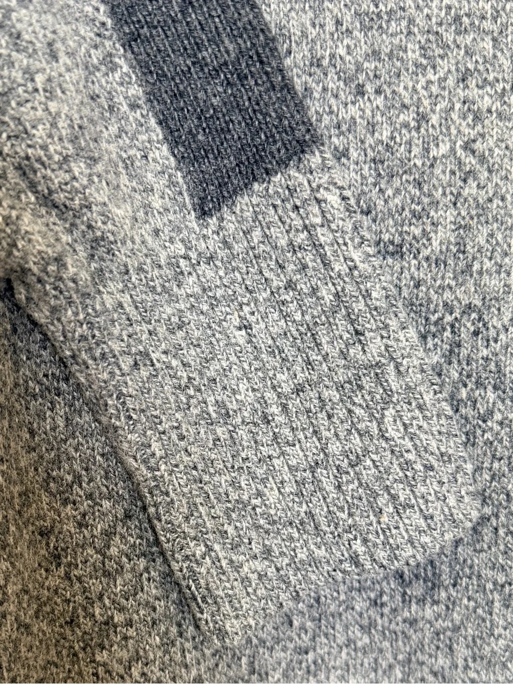 Banana Republic Men’s Shawl Collar Sweater Gray Merino Wool Pullover Size Small